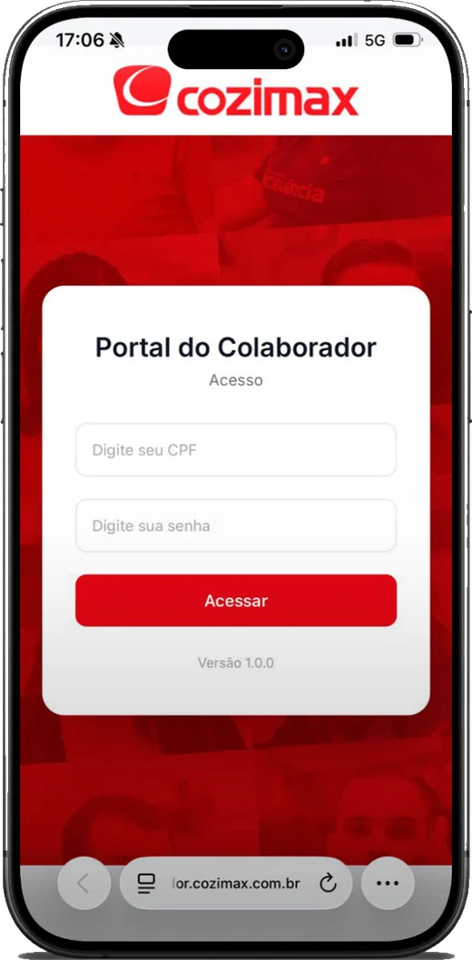 Tela de login